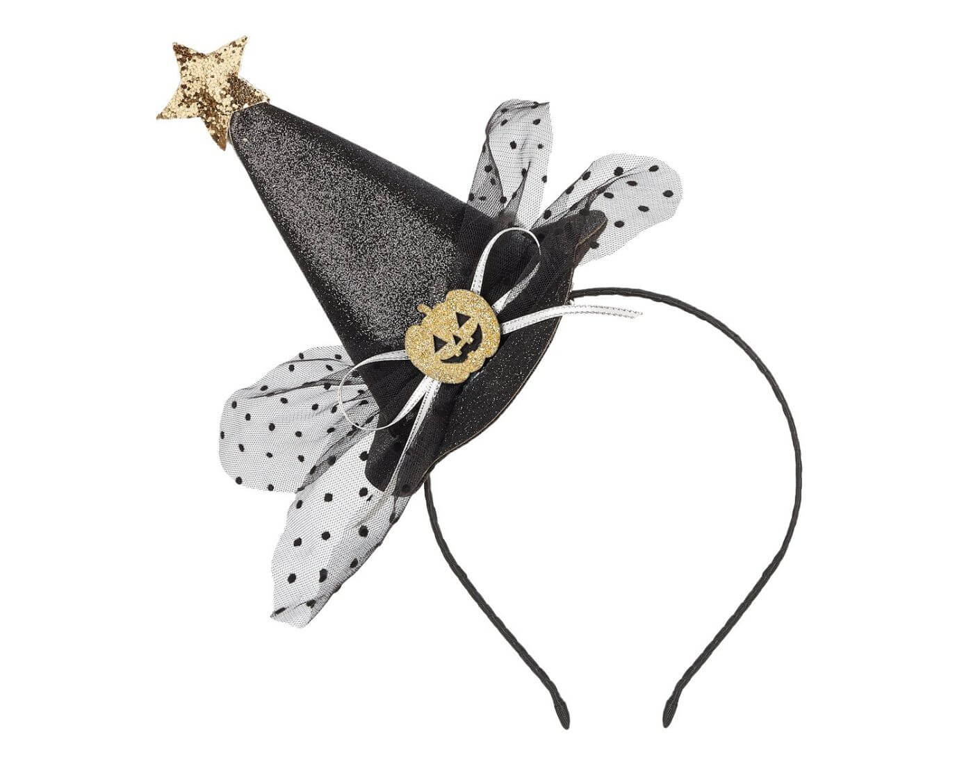 Haarreif Samara mit Hut, schwarz