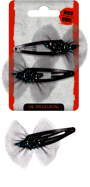 Haarclips Spinne + Fledermaus Wild+Cool
