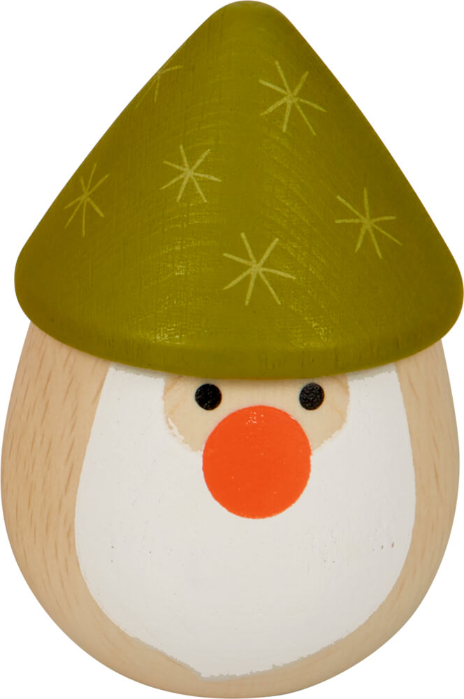 Rassel-Ei Santa - Wintertiere im Weihnachtswald (einzeln)