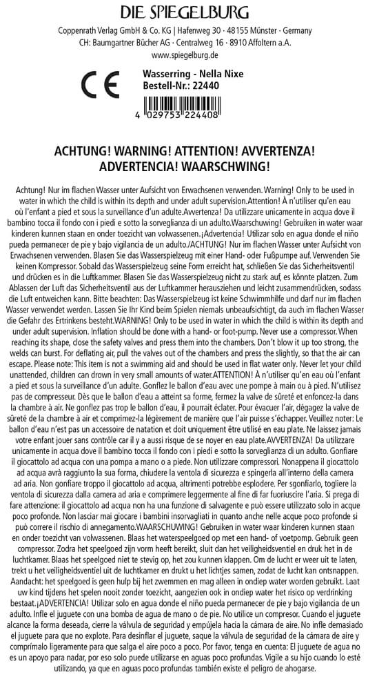 Wasserring - Nella Nixe