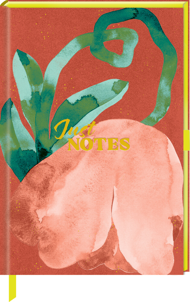 Notizbuch DIN A5: Just Notes (FLOWER), Liniert Notizbuch DIN A5: Just Notes (FLOWER), Liniert