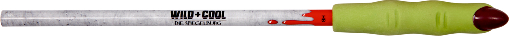 4029753180193_1 Bleistift mit Radier-Topper Hexenfinger - Wild+Cool (einzeln)