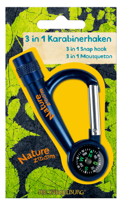 3-in-1 Karabinerhaken Nature Zoom