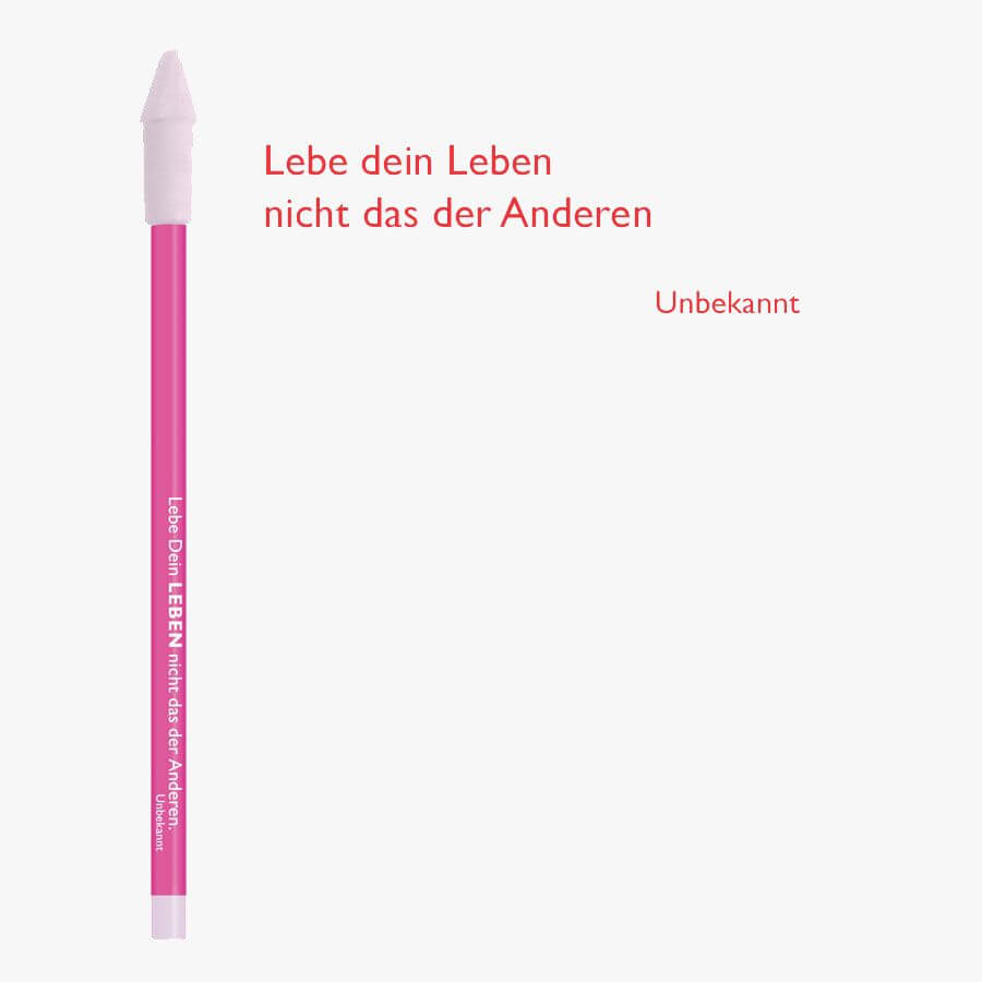 Bleistift pink Leben