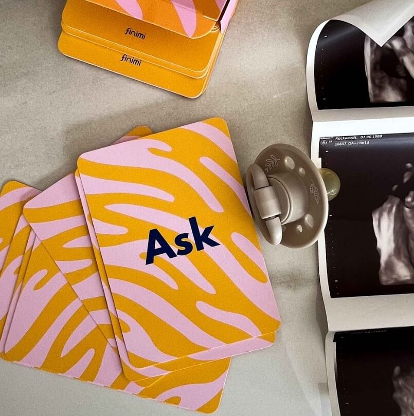 Ask & Task Kartenset zur Geburt
