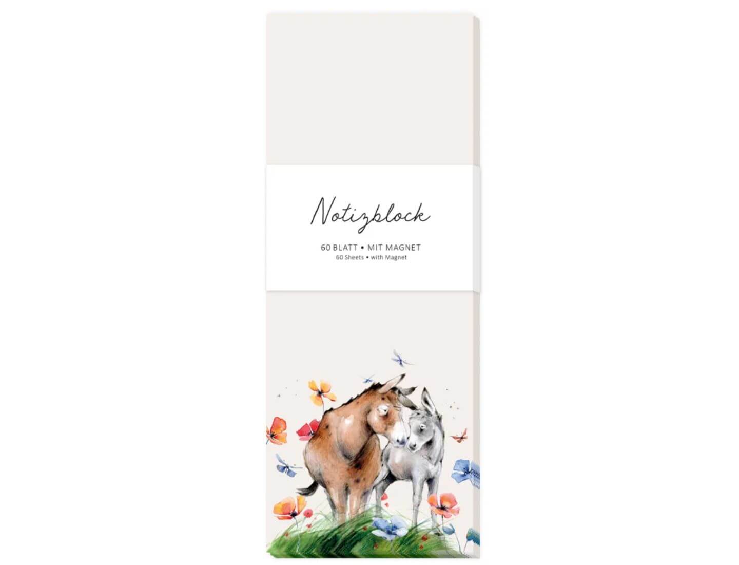 Notizblock mit Magnet - Kuschelfreunde