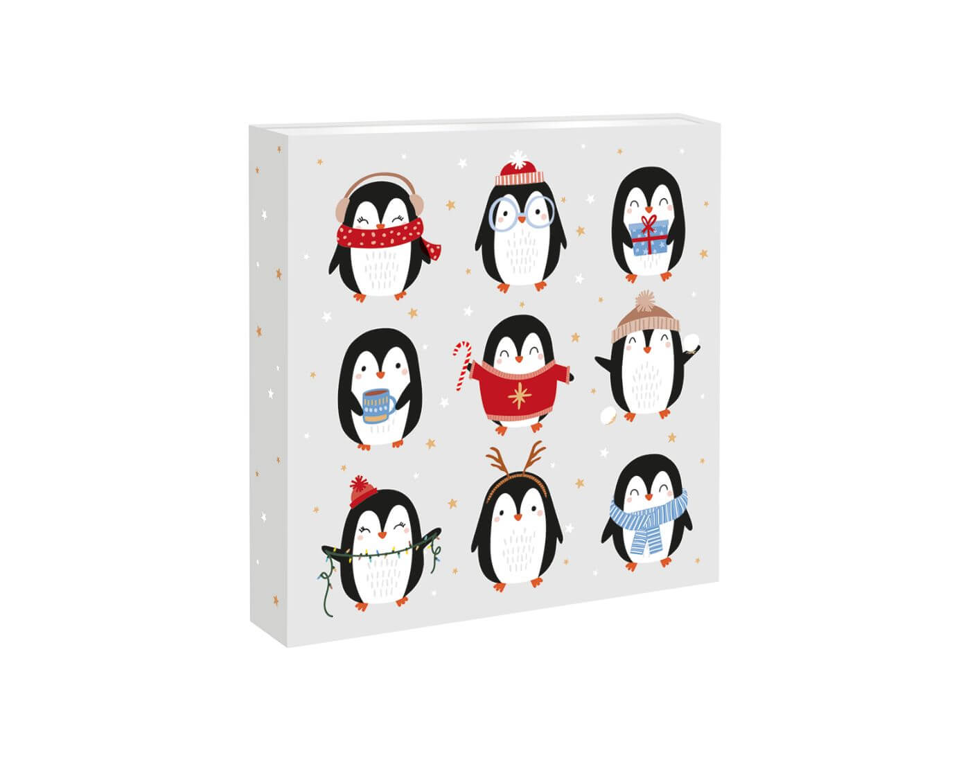 Streichhölzer Weihnachten Pinguine