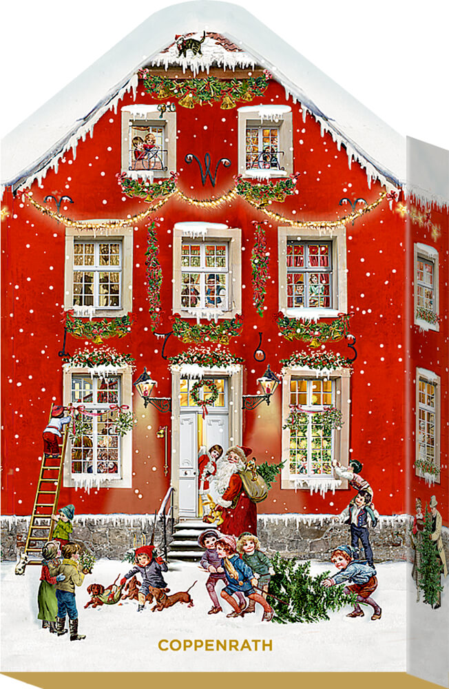 4050003955162_1 Mein kleines Weihnachtshaus, Schachtel-Adventskalender (einzeln) (Behr)