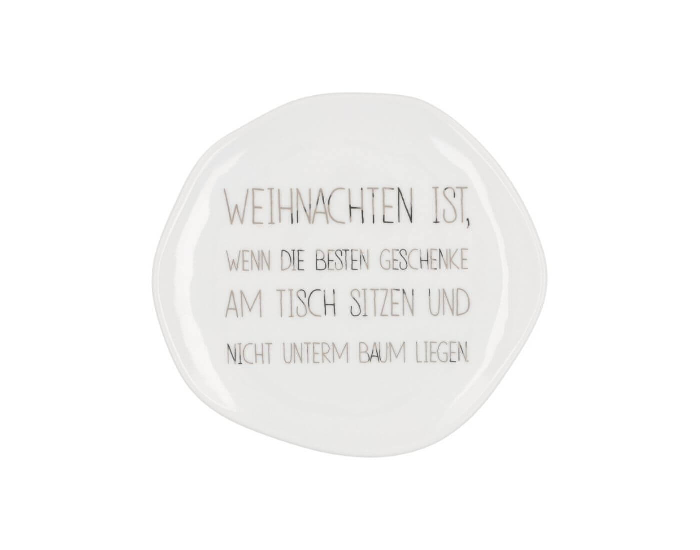 Weihnachtsteller. Klein - Weihnachten ist...