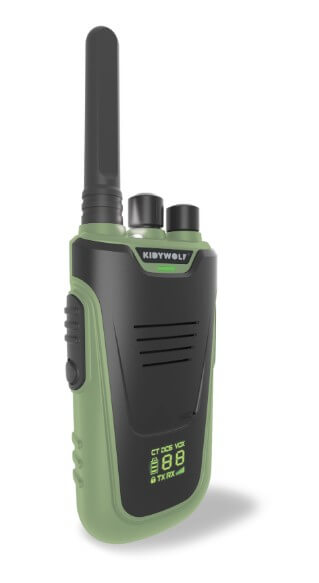 Walkie-Talkies mit Taschenlampe grün/orange
