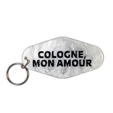 Keychain (Cologne, MonAmour) black Lettering