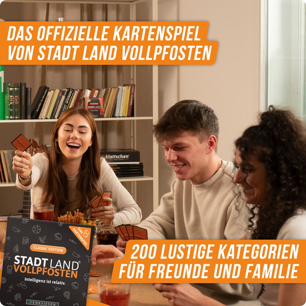 STADT LAND VOLLPFOSTEN – Das Kartenspiel – Classic Edition