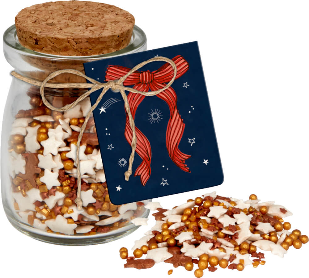 Zuckerstreusel im Glas - Make a wish (Weihnachten)