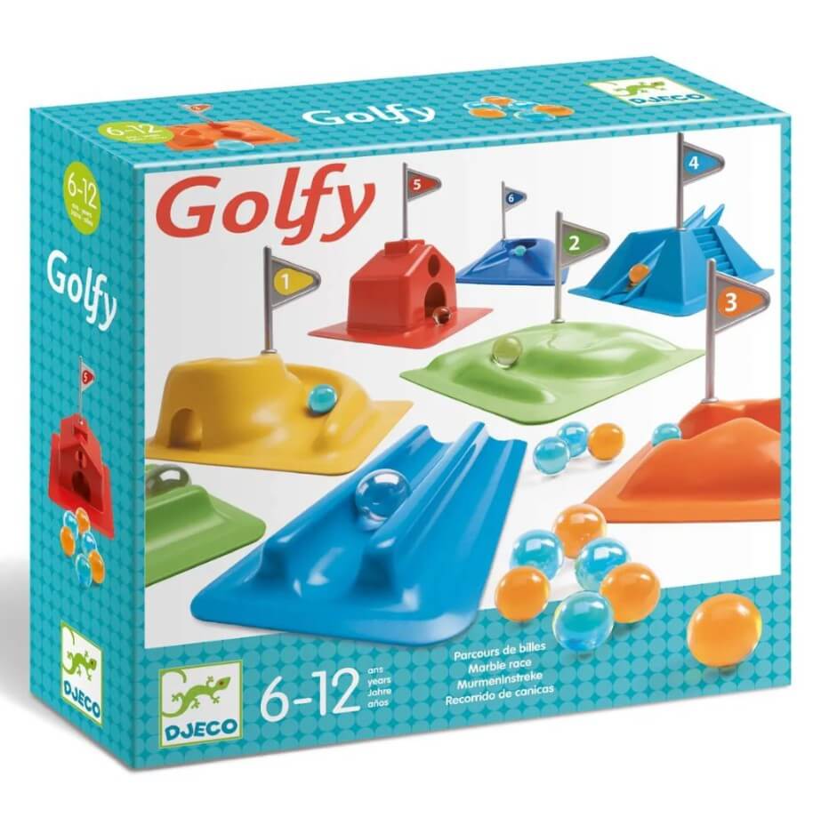 Motorik Spiel: Golfy - Murmelstrecke