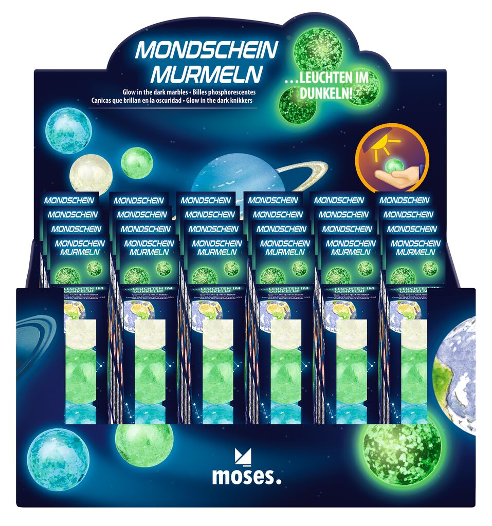 38066_Display Leuchtende Mondschein-Murmeln