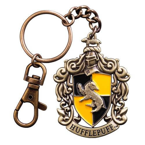 x_nob7677-1 Harry Potter Metall Schlüsselanhänger Hufflepuff 5 cm