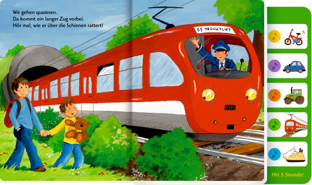 Kerstin M. Schuld: Hör mal, wer da hupt und tuckert! (Soundbuch)