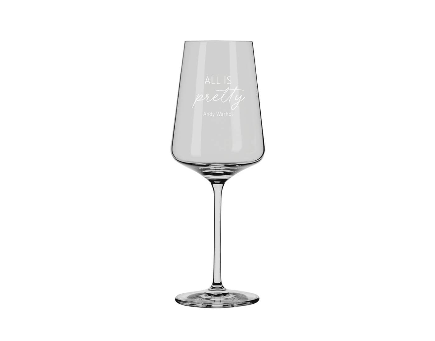 grafik-glas-warhol-2 Weißweinglas Andy Warhol - All is pretty