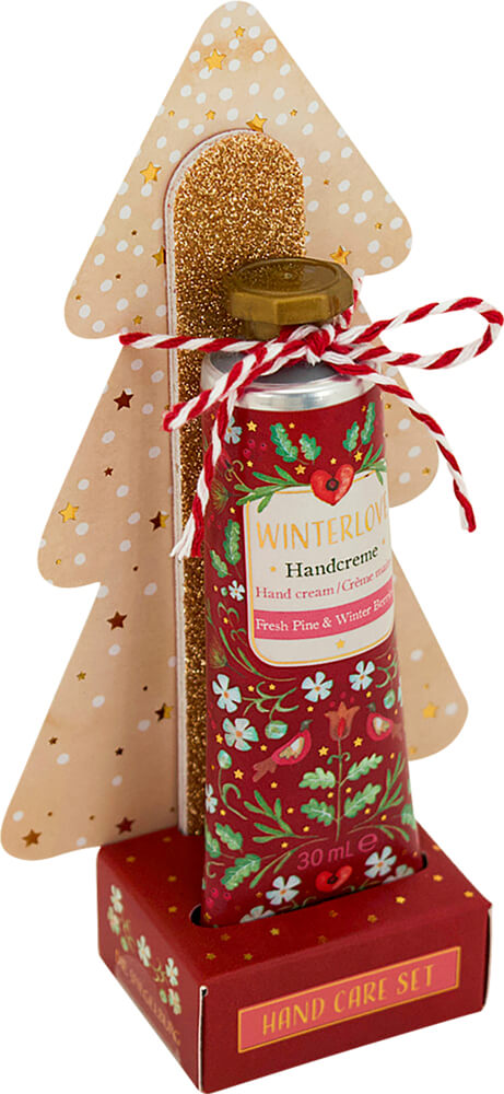 Handcreme mit Nagelfeile - Festliche Weihnachten Handcreme mit Nagelfeile - Festliche Weihnachten