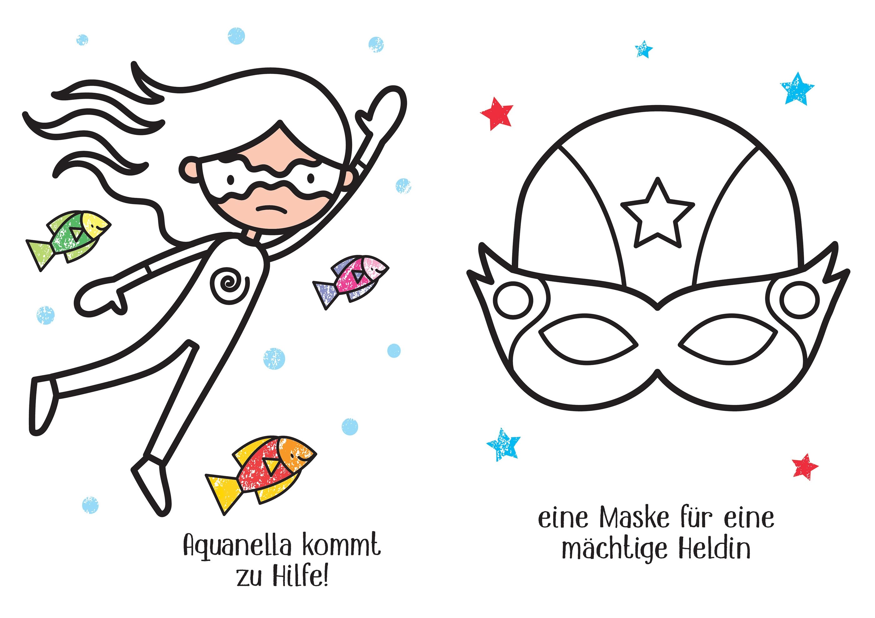 Kleine Kreativ-Werkstatt - Ganz einfach ausmalen: Superkids