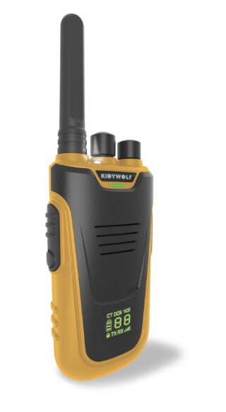 Walkie-Talkies mit Taschenlampe grün/orange