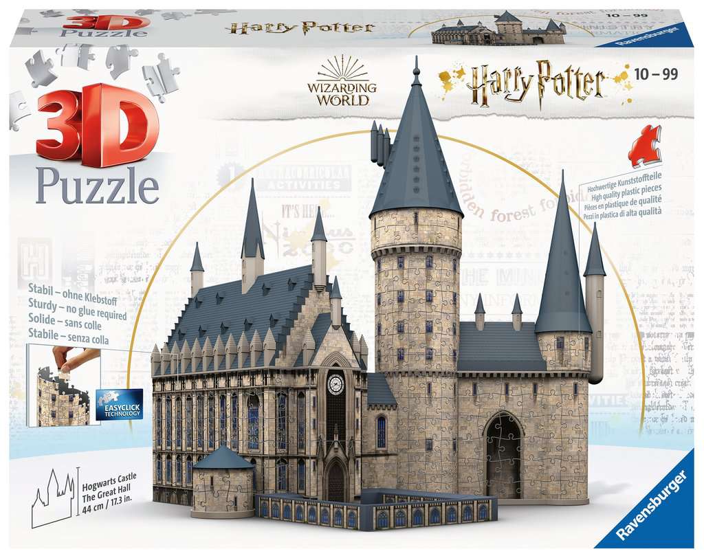 Harry Potter Hogwarts Schloss - Die Große Halle - 540 Teile - 3D Puzzle Nr. 11259