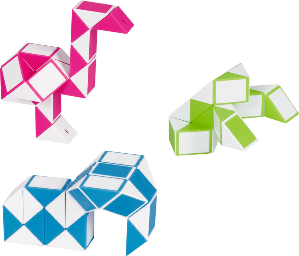 Magische Puzzle-Schlange - Bunte Geschenke (einzeln)