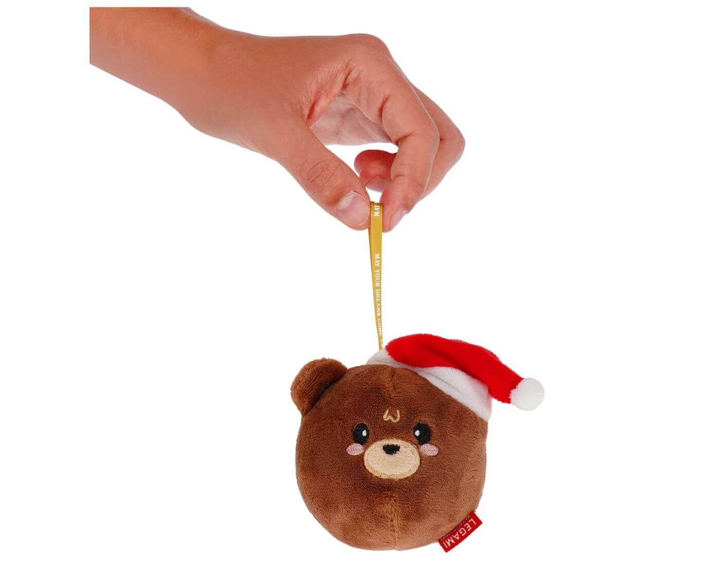 Weihnachtsdekoration aus Plüsch - Teddy - Oh-Oh-Ohrnaments