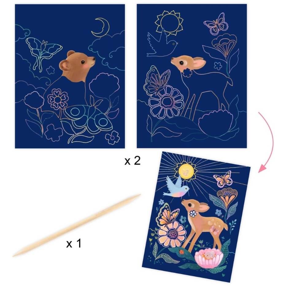 Kreative Aktivitäten - Bastelset - Waldtiere