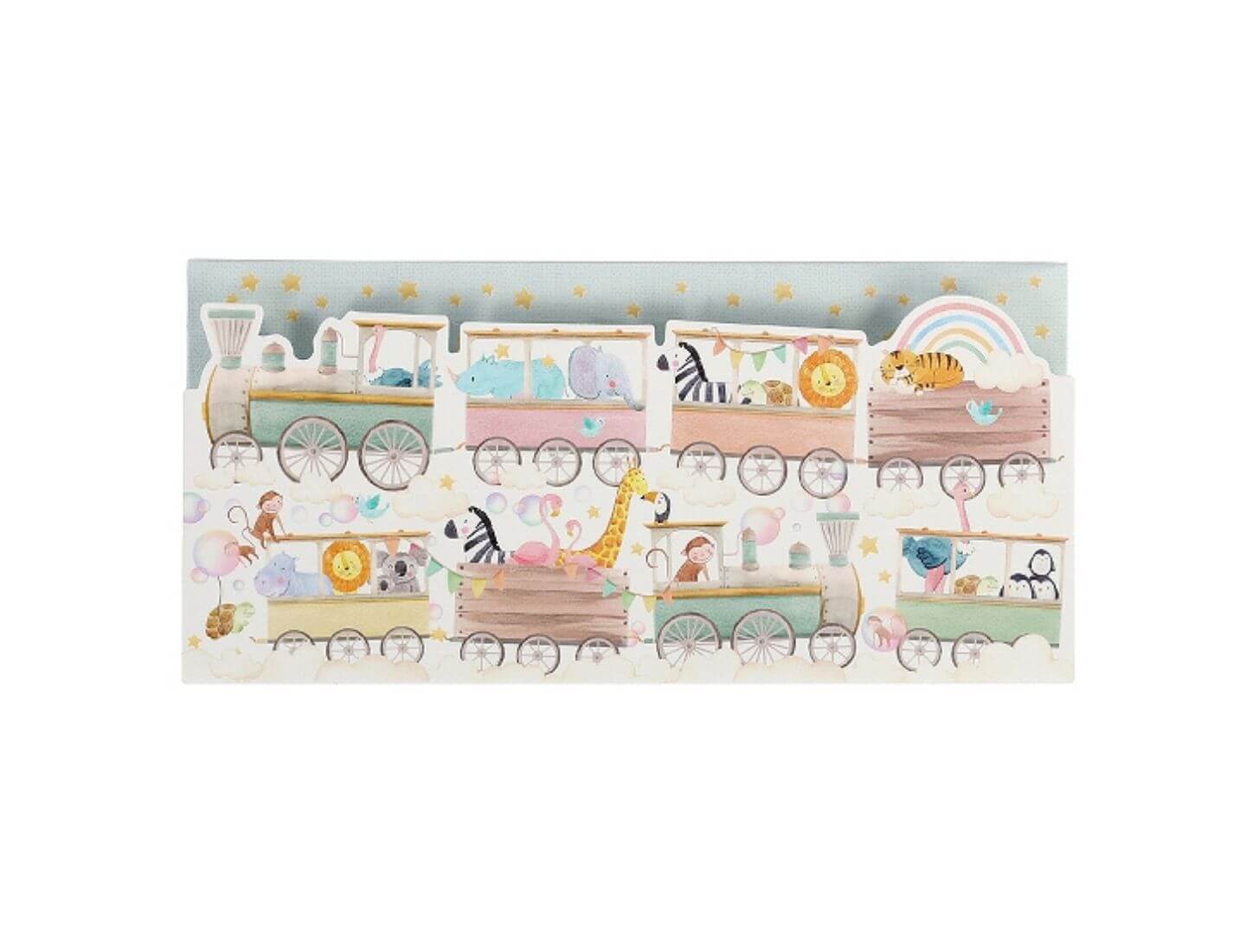 Geschenkumschlag Tierchen-Express