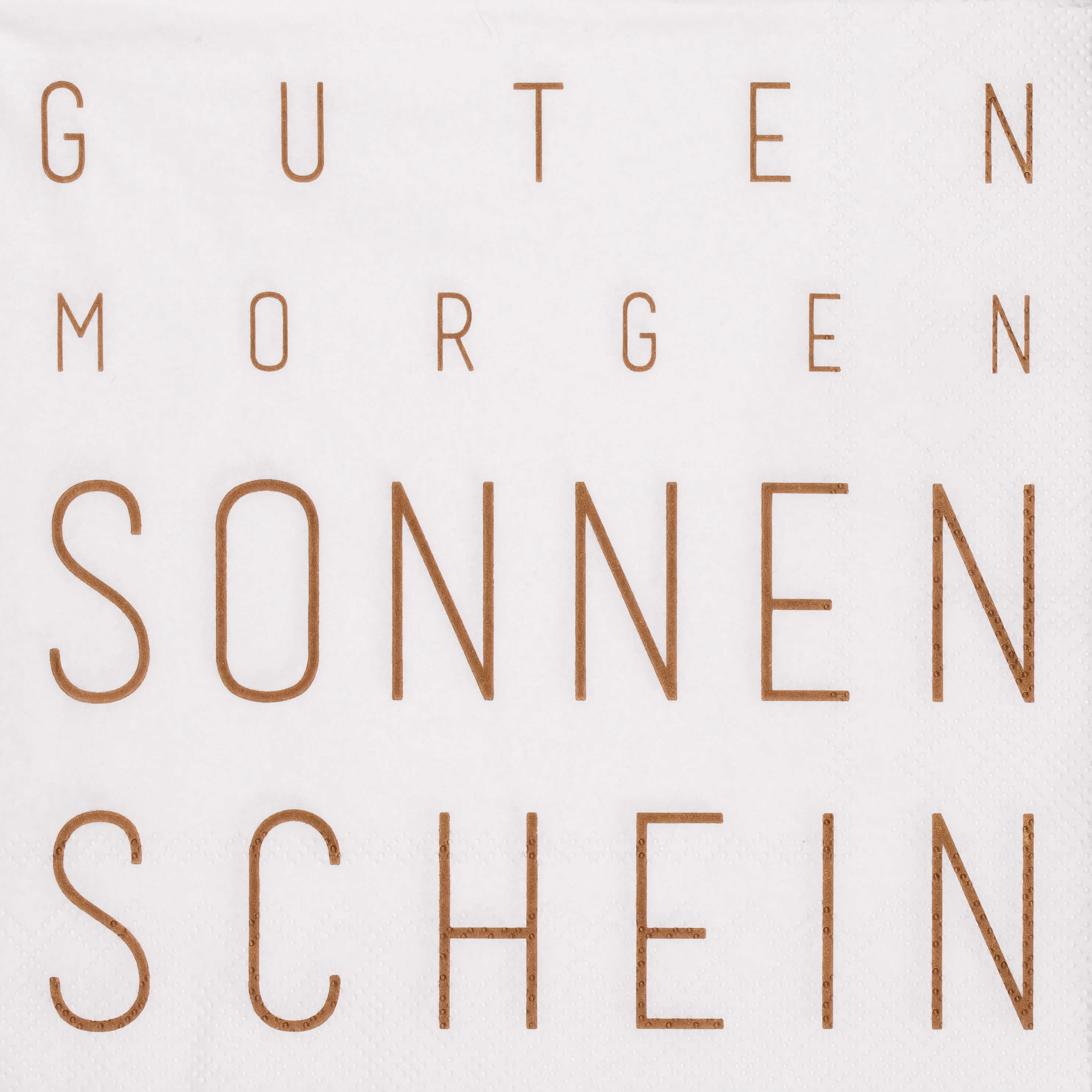 Servietten "Guten Morgen Sonnenschein"