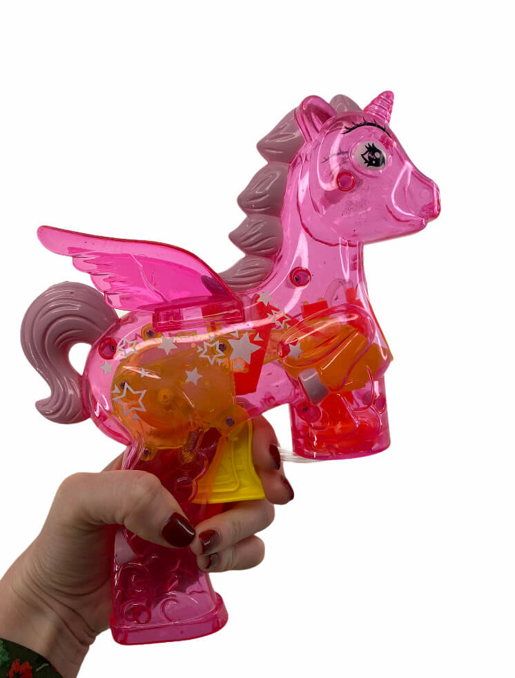 Seifenblasenpistole Einhorn - PINK
