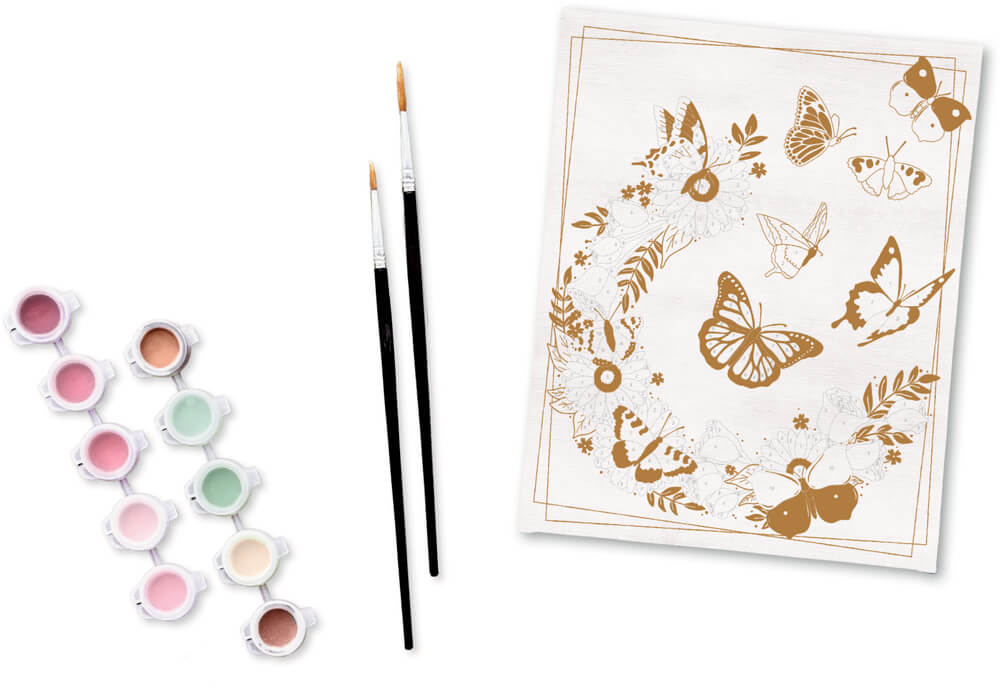 Malen nach Zahlen auf Leinwand - Blütenglück (Creative Time)