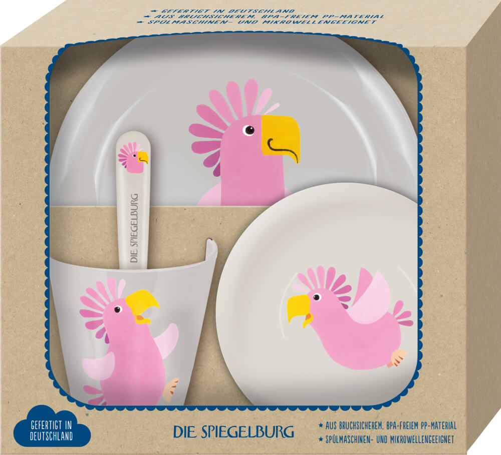4029753226587 Geschirr Geschenkset Kakadu - Freche Rasselbande