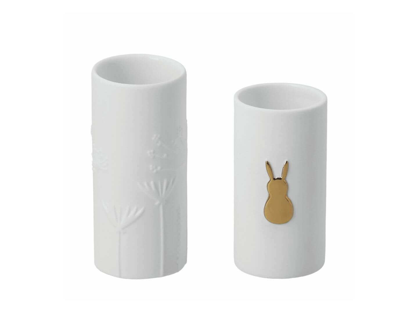 Minivasen "Goldhase 2er Set"