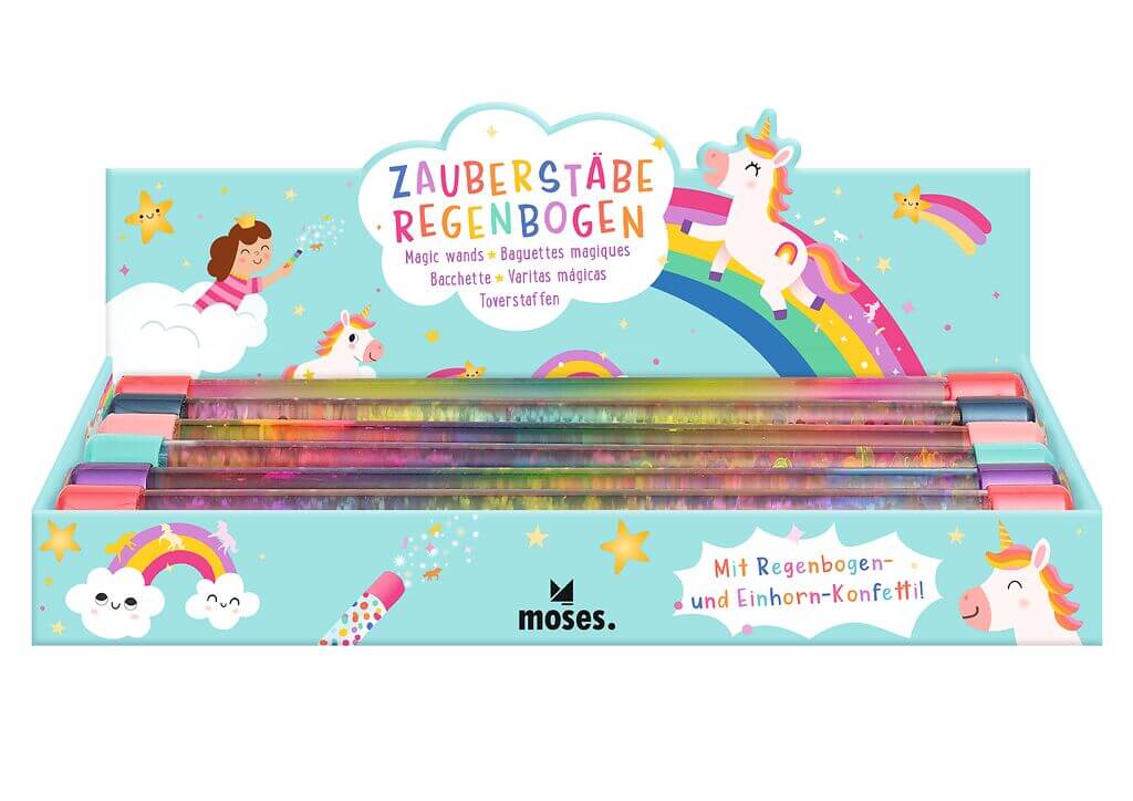 Zauberstab Regenbogen (versch. Farben) einzeln