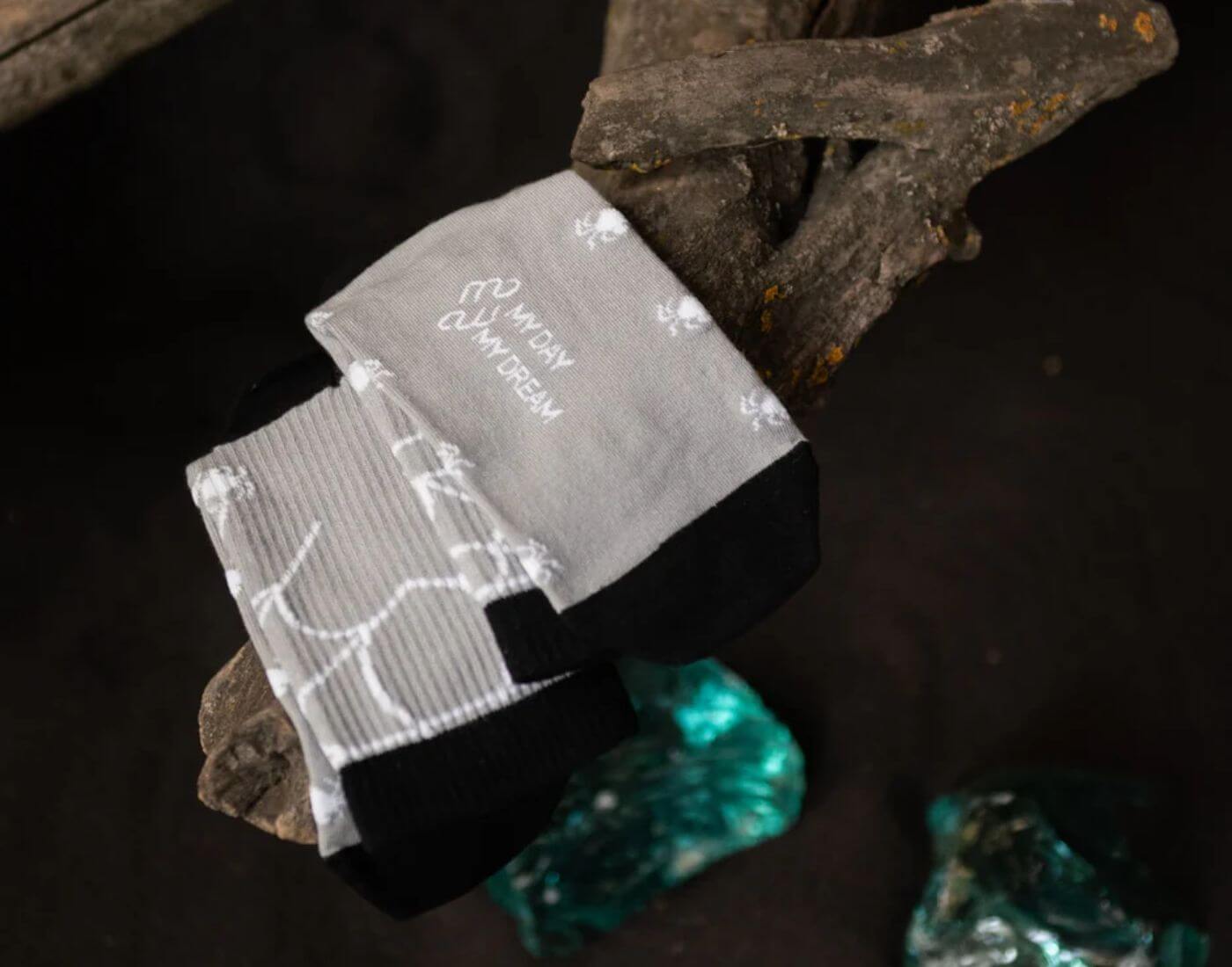 Socken - Spiders - GLOW IN THE DARK (Größe 27-32 / 5-7 Jahre)