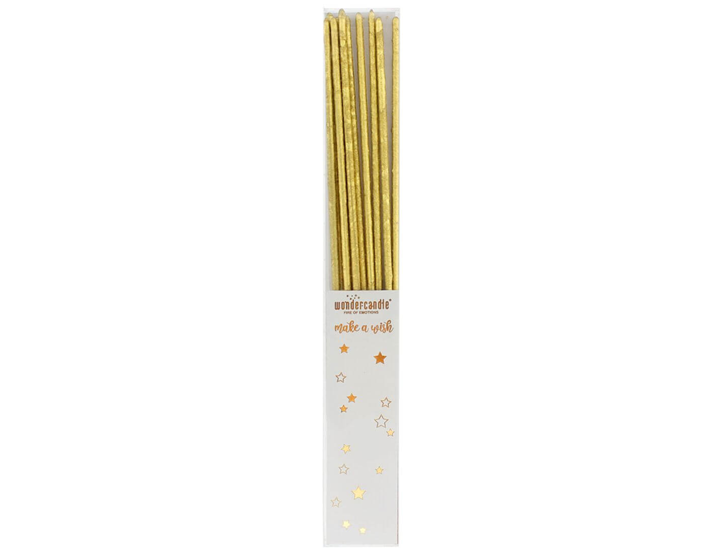 Make a Wish gold Wunderkerzen 30cm 10er Set