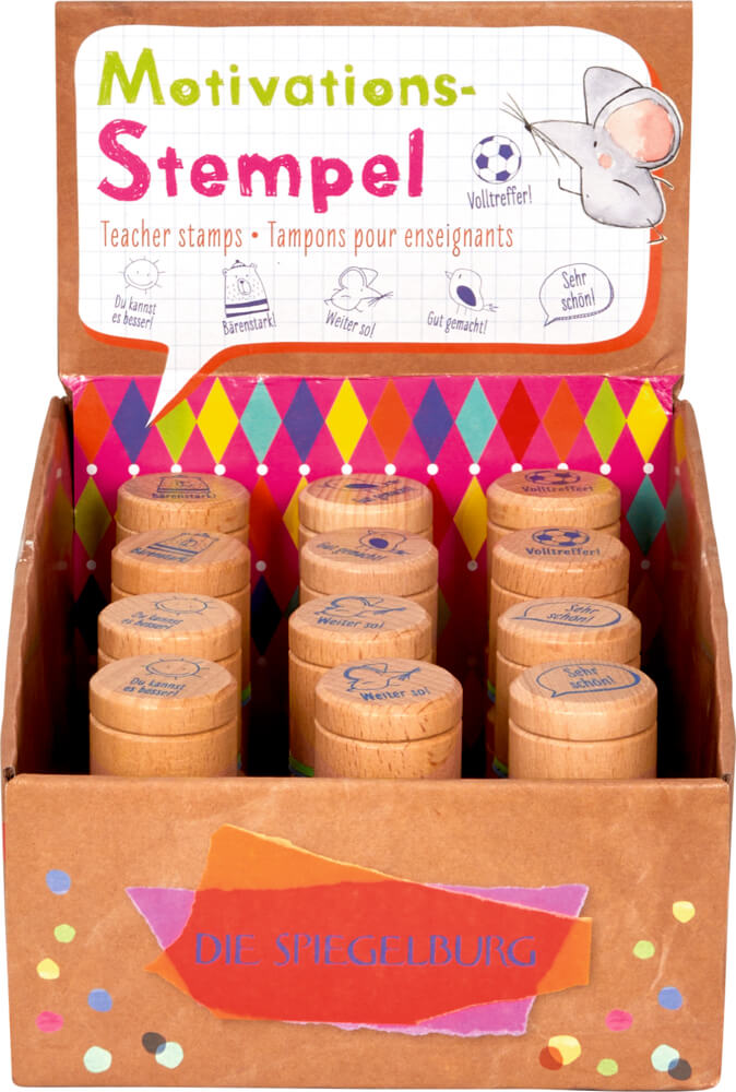 4029753219428_TA Motivationsstempel - Bunte Geschenke - verschiedene Motive (einzeln)