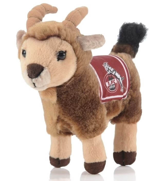 1. FC Köln Plüsch-Hennes 14cm Grüner Hennes