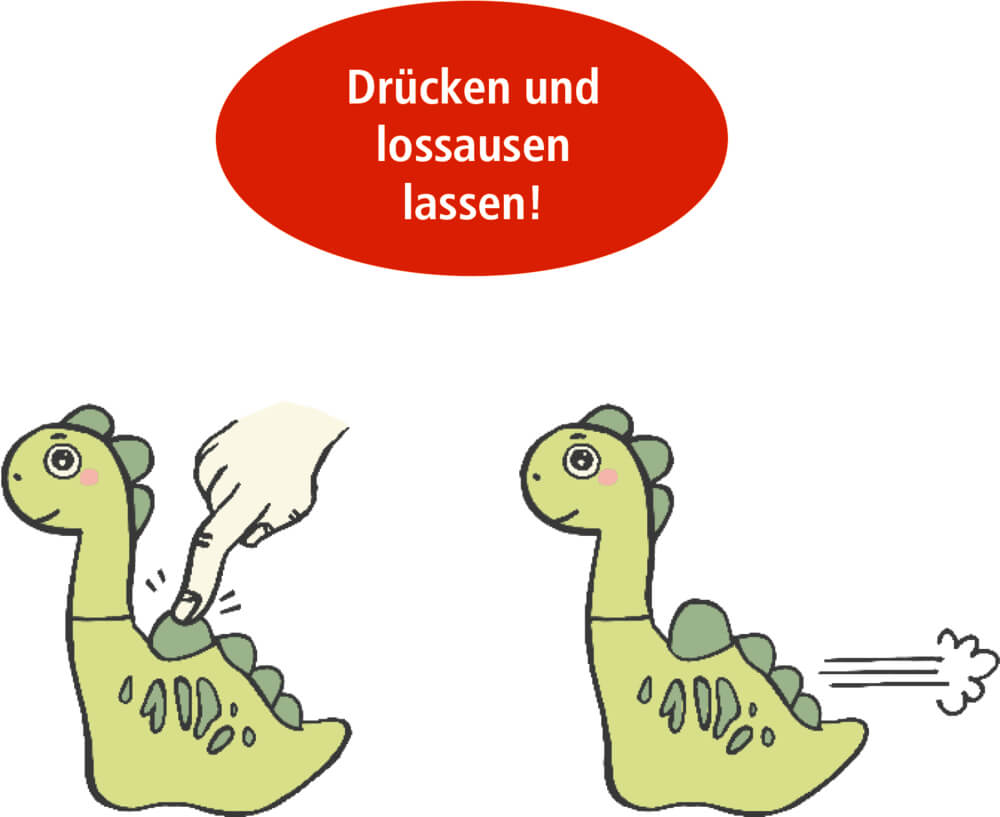 Dino-Flitzer - Dino Friends (einzeln) versch. Farben