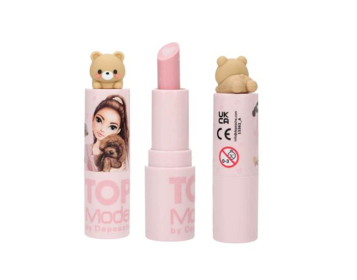 TOPModel Lippenstift-Radierer mit Topper (einzeln) TOPModel Lippenstift-Radierer mit Topper (einzeln)