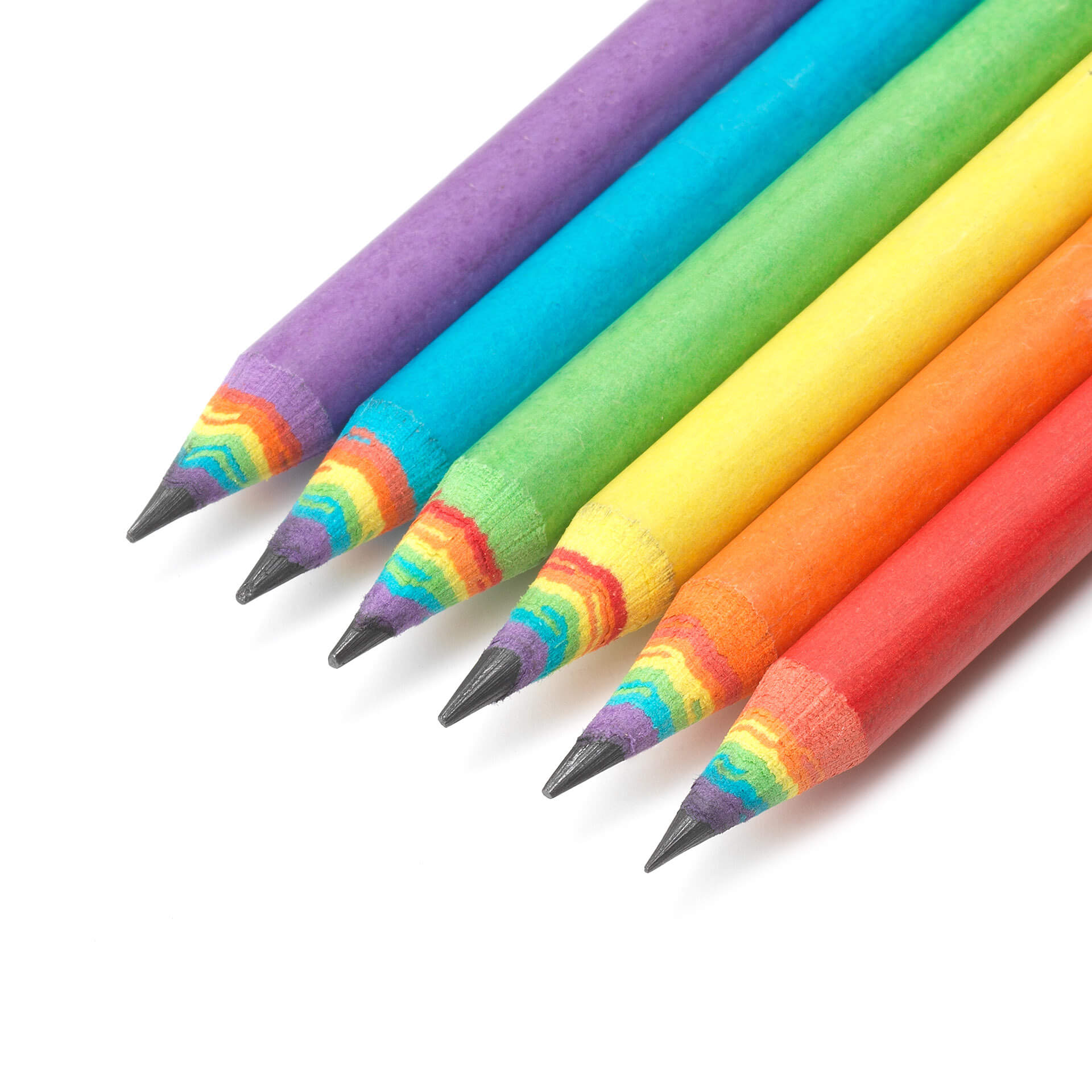 Bleistift-Set Regenbogen (6 Stifte)