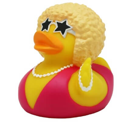 Badeente Disco Queen