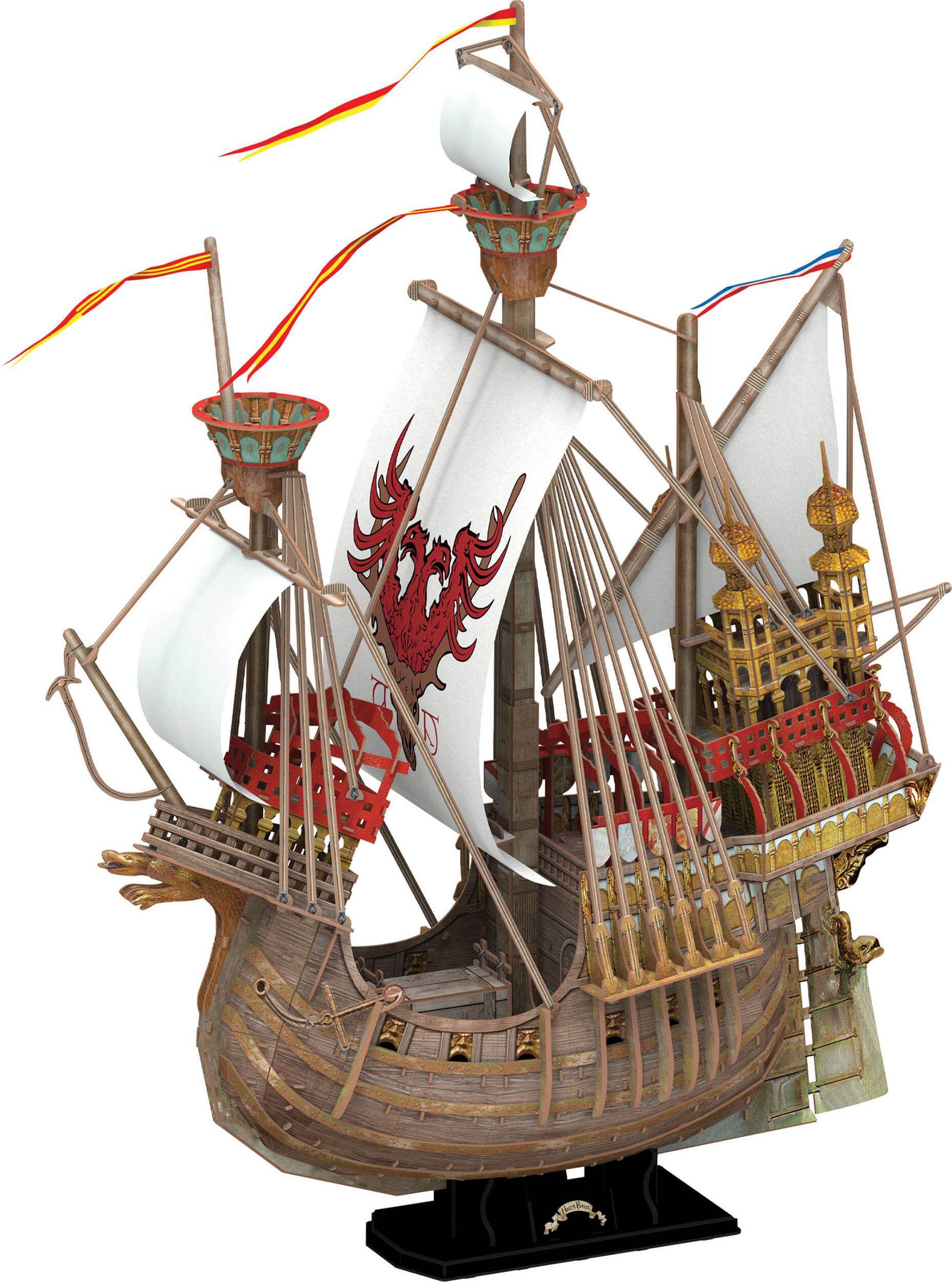 hr_rev00308 Harry Potter 3D Puzzle Durmstrang-Schiff