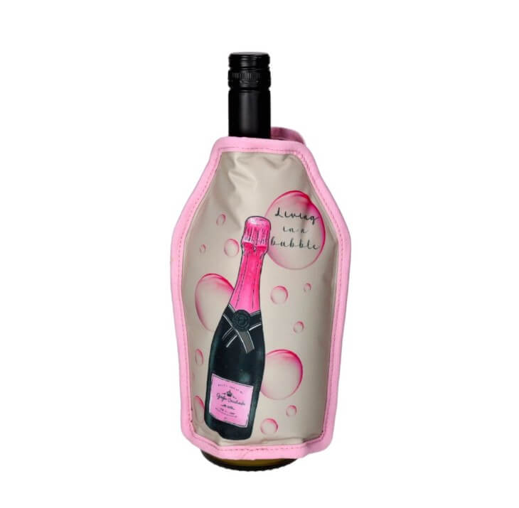 Kühlmanschette: Champagnerflasche