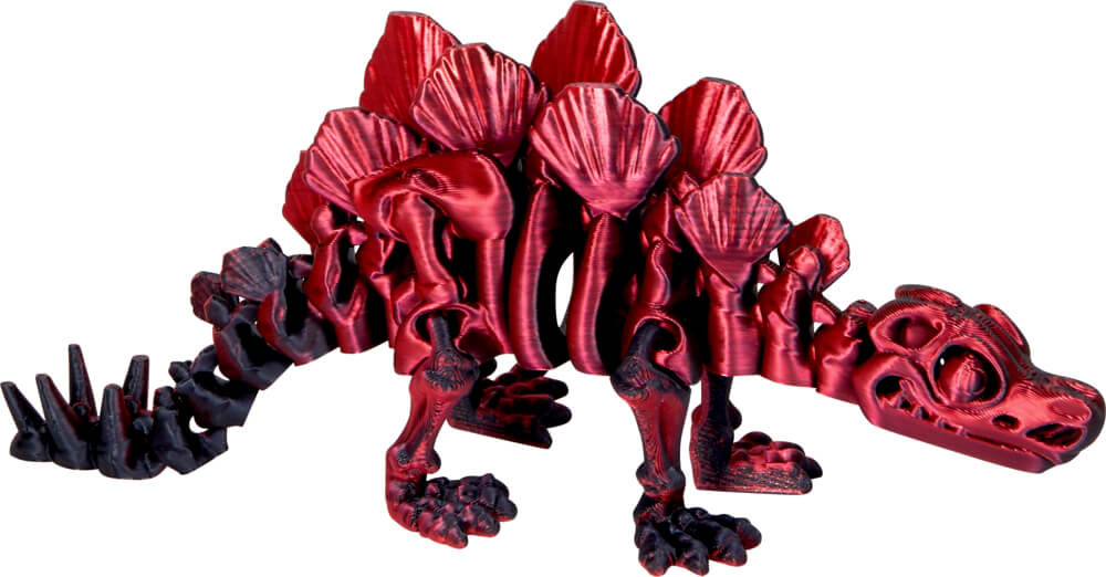 Stegosaurus Skelett - Kristalltier (einzeln) Stegosaurus Skelett - Kristalltier (einzeln)