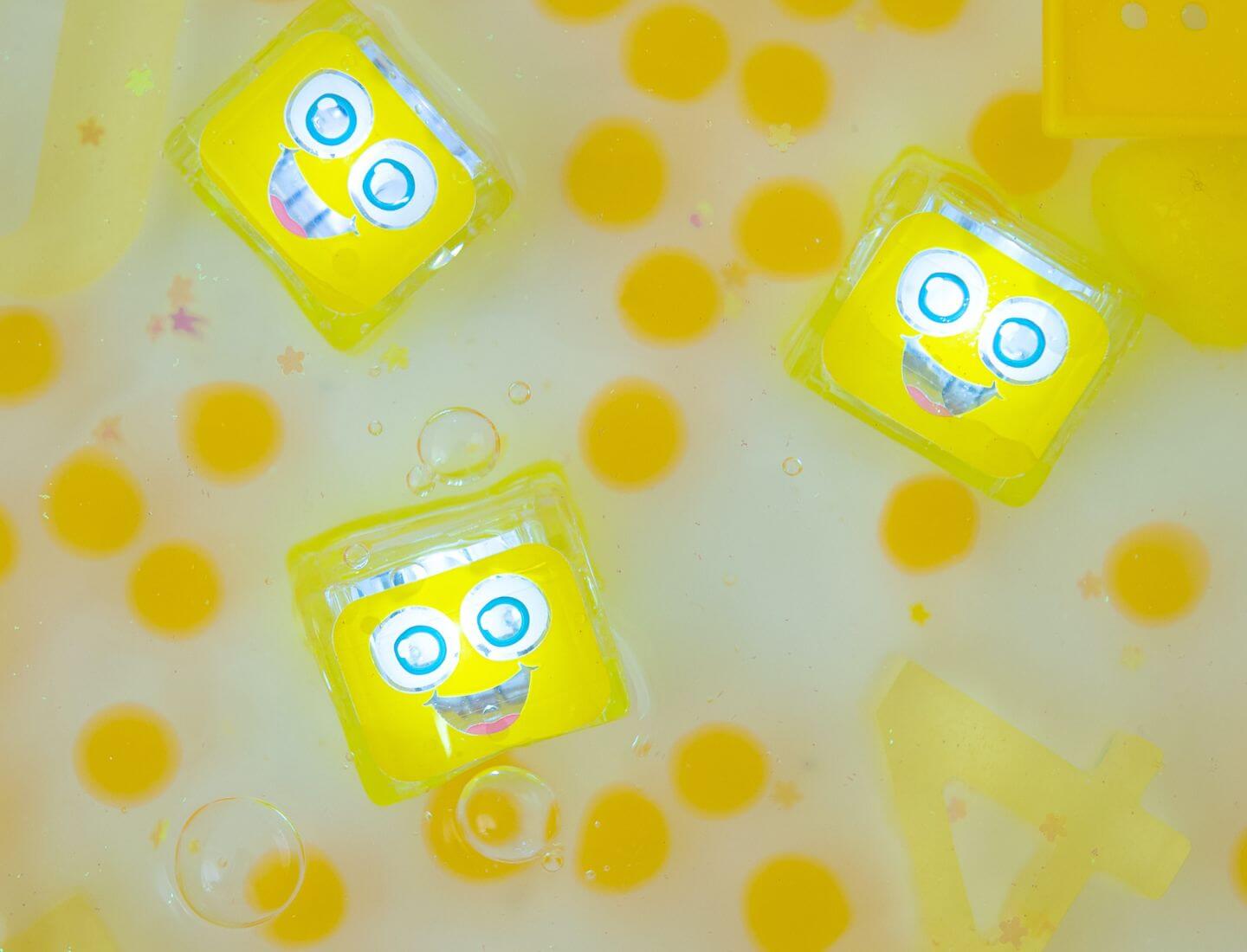 Glo Pals Leuchtwürfel - Alex – gelb