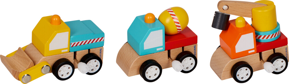 4029753213303 Baustellenfahrzeug zum Aufziehen - Bunte Geschenke (einzeln)