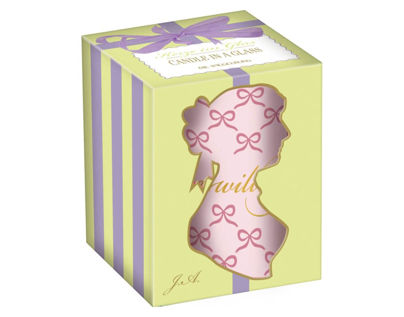 Kerze im Glas - Miss Jane (J. Austen) Kerze im Glas - Miss Jane (J. Austen)